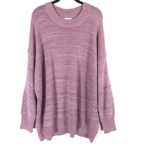 ISABEL MARANT Size 38 S/M Gatliny ALPACA WOOL LINEN Sweater Pink Mauve Pullover - Picture 4 of 16